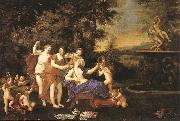 Albani  Francesco Venus Attended by Nymphs and Cupids Sweden oil painting artist